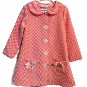 Bonnie Jean Lightweight Polkadot Bow Jacket 5